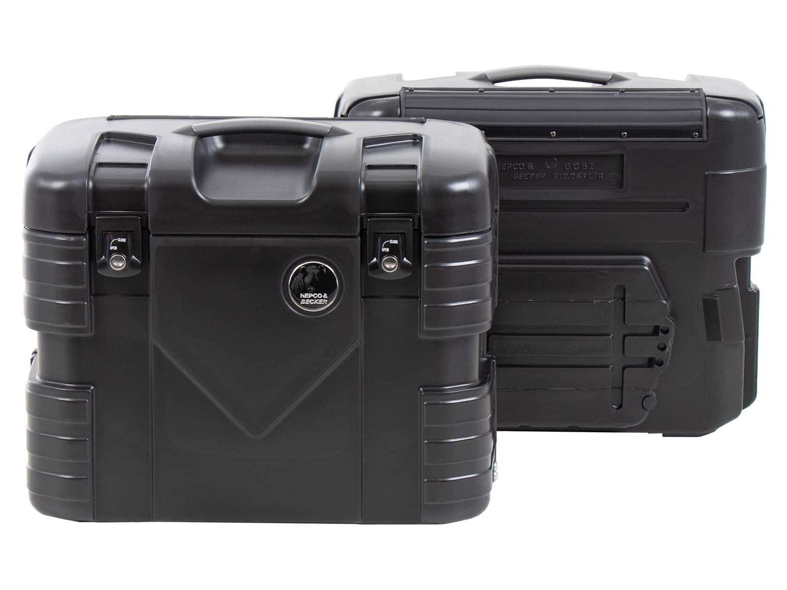 Set di valigie laterali Gobi nero Hepco & Becker