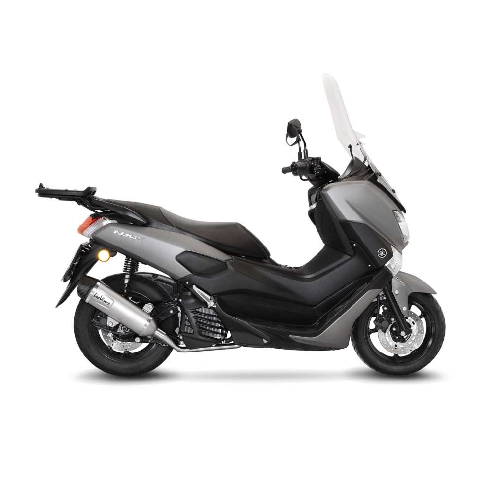 LeoVince sistema completo LV One Evo per Yamaha GPD 125 N-Max, acciaio inox argento, Euro4, ABE