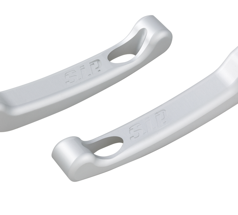 Set di leve sportive freno Shorty per Vespa LX /LXV /S /Primavera /Sprint 50-150ccm, argento opaco