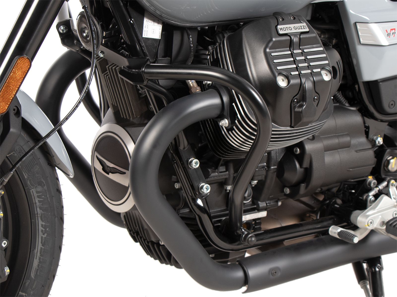 Para motore nero per Moto Guzzi V7 850 Special (25-) Hepco & Becker