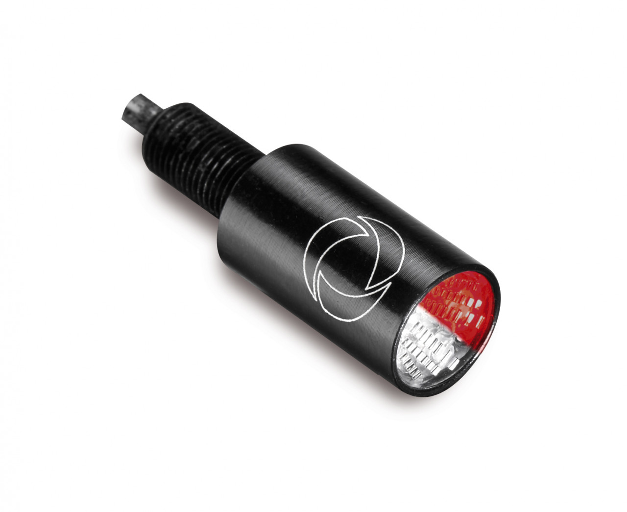 Indicatore di direzione Kellermann, luce posteriore e freno, Atto DF Integral, alluminio, LED, HL/HR 12 V, nero lucido