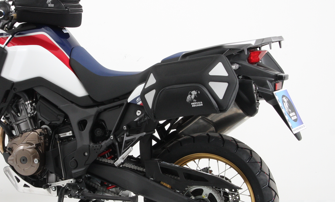Portapacchi laterale C-Bow nero per Honda CRF 1000 Africa Twin (16-17) Hepco & Becker