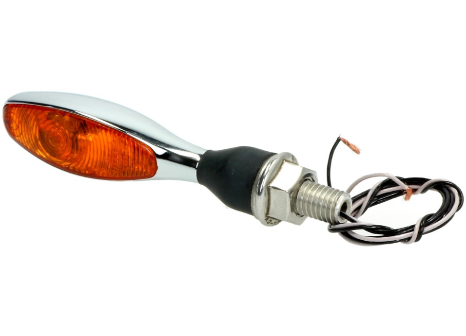Indicatore Kellermann, Micro 1000 alogeno, acciaio, alogeno, HR/HL, 12 V, 6 W, cromo lucido, M8x20