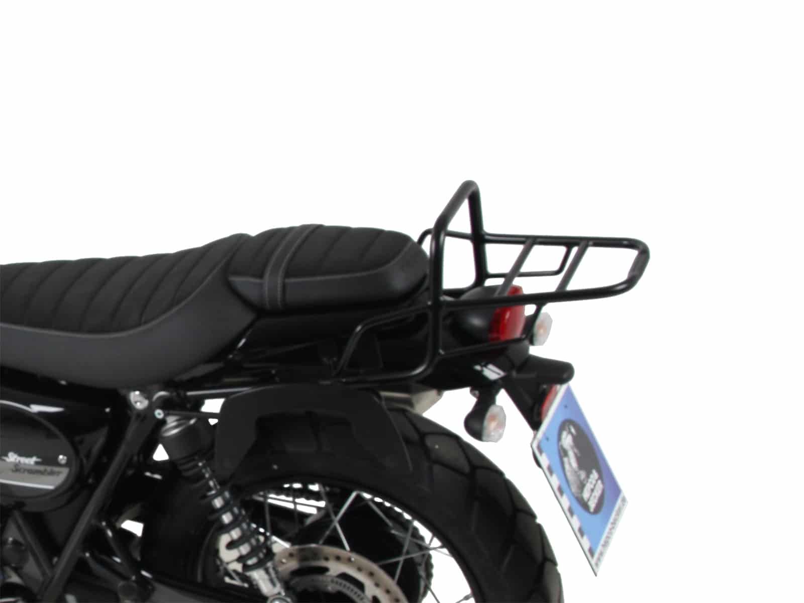 Portapacchi tubolare nero per Triumph Street Srcambler / Scrambler 900 (17-)