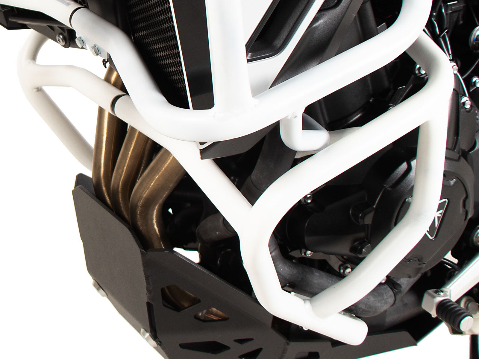 Protezione motore bianca per Triumph Tiger 900 GT / Pro (24-) Hepco & Becker