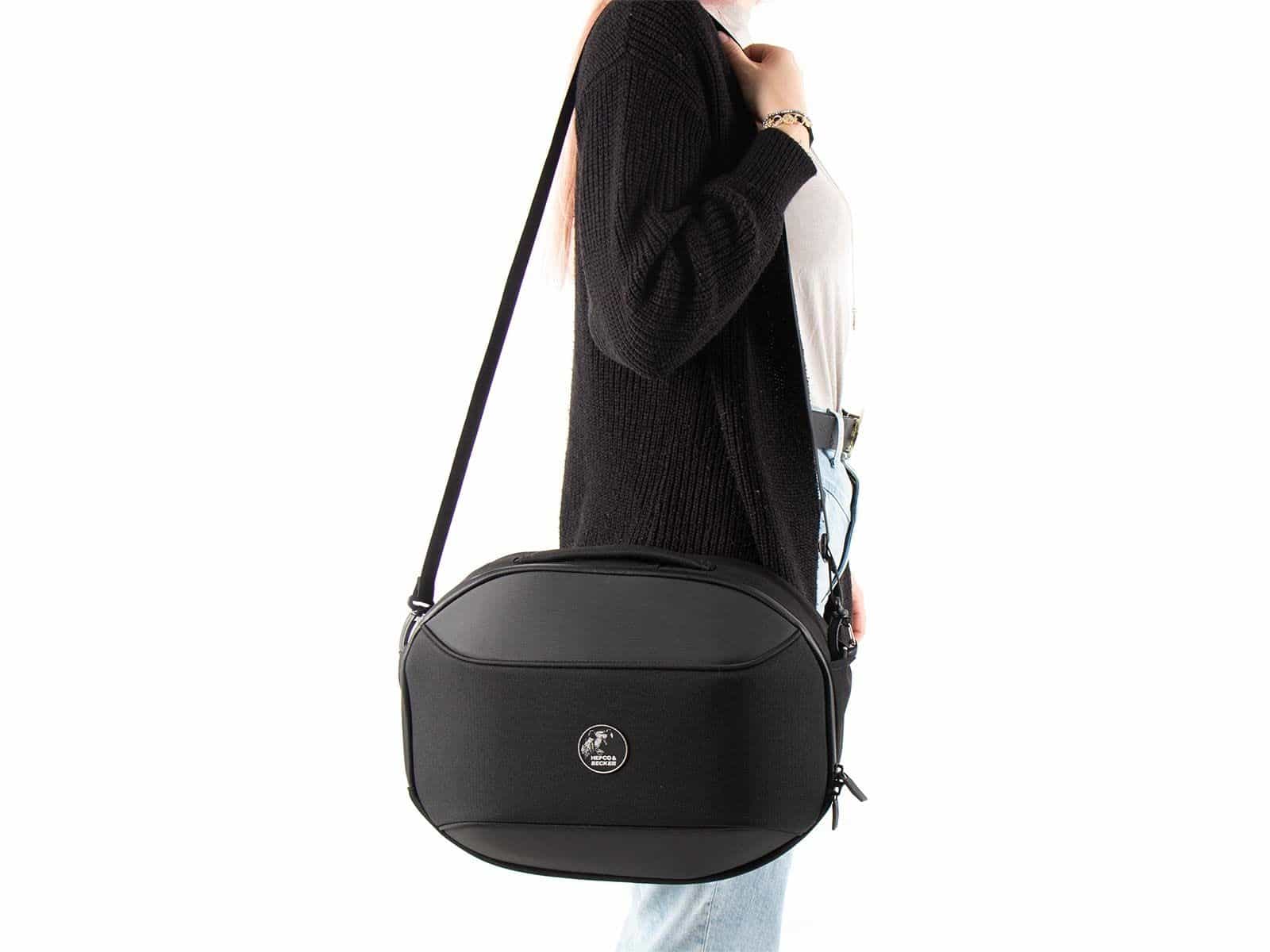 Softbag Street borsa singola nera per supporto C-Bow Hepco & Becker