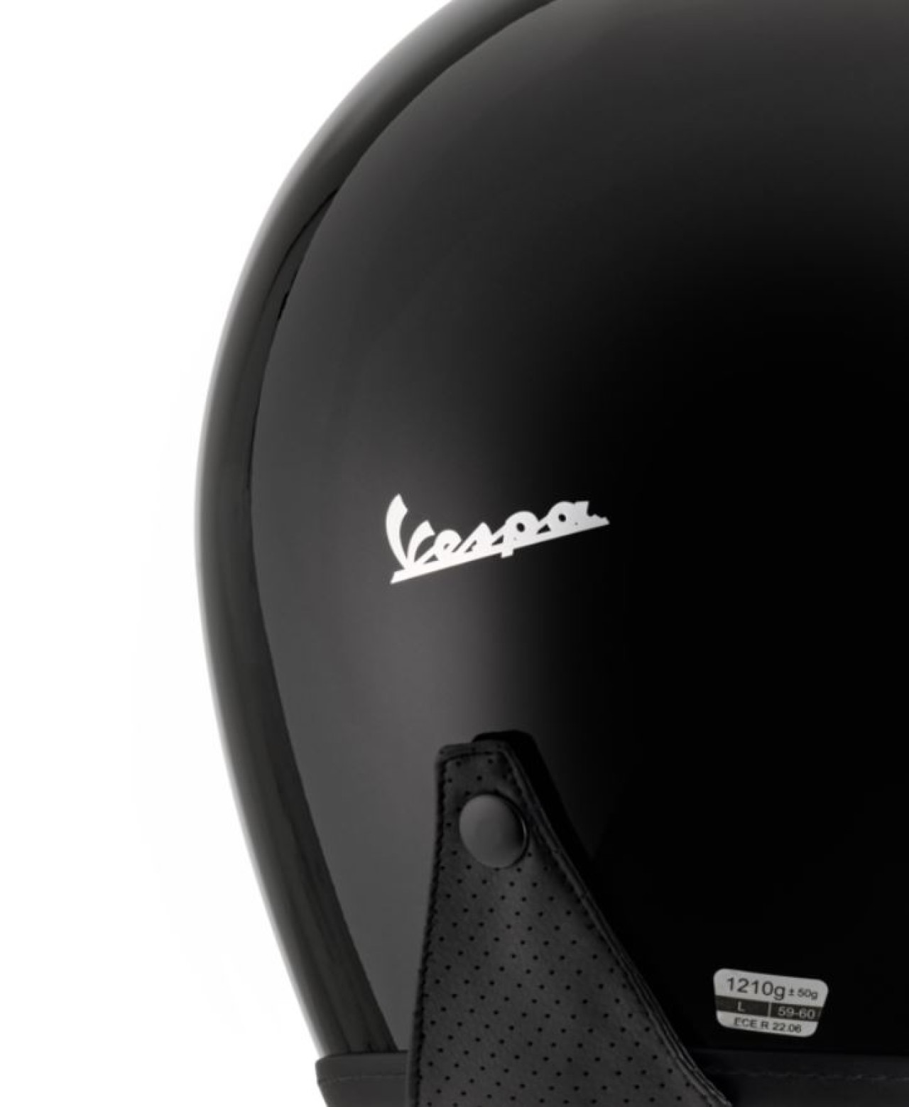 Casco Vespa jet Versilia nero
