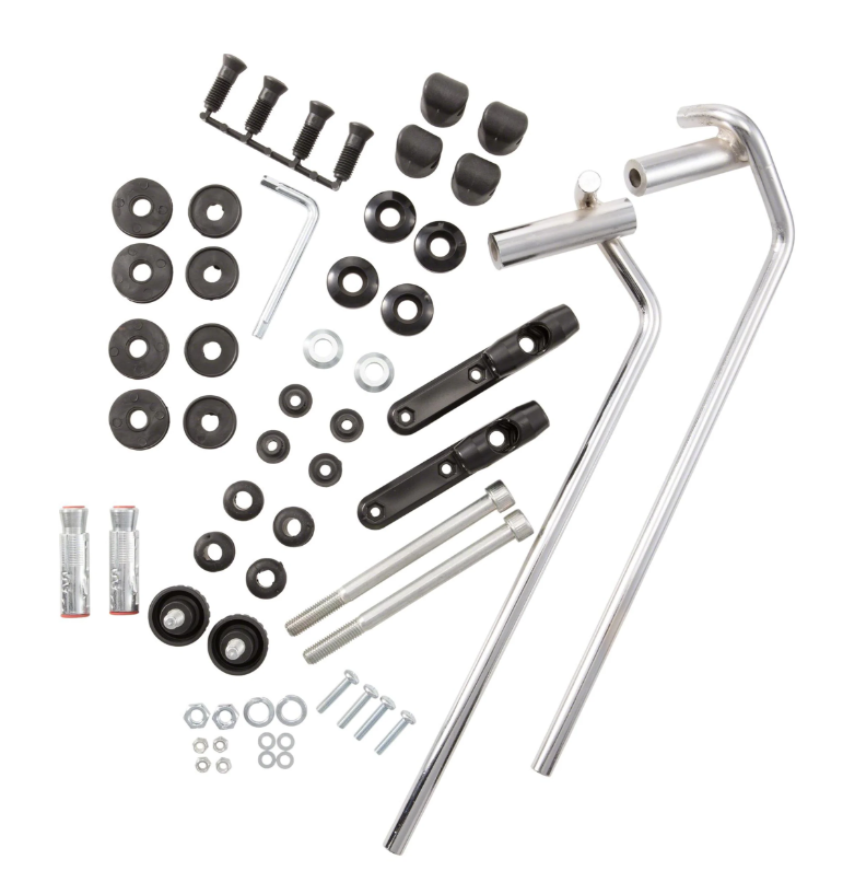 Materiale di montaggio parabrezza FACO "Twin-Screen" per Vespa GTS/GTS Super/GT/GT L 125-300ccm