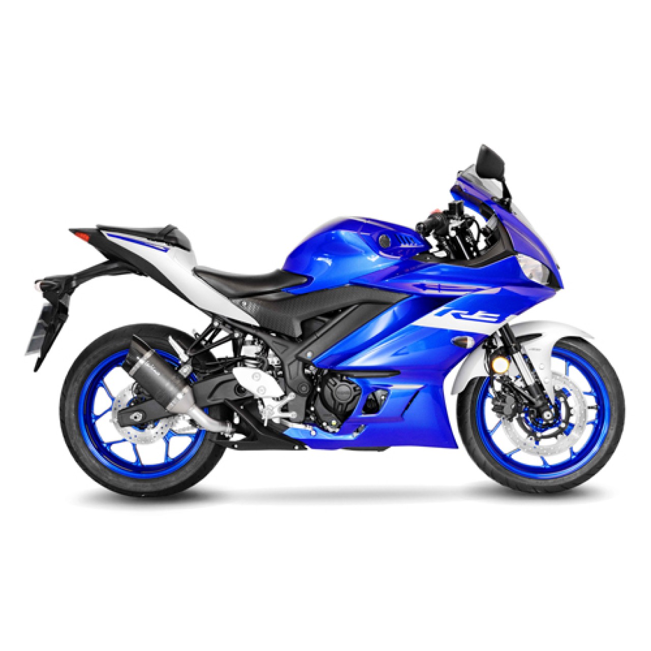 Sistema di scarico LeoVince LV Pro per Yamaha MT-03 /YZF-R3, carbonio, slip on, Euro4, certificato E
