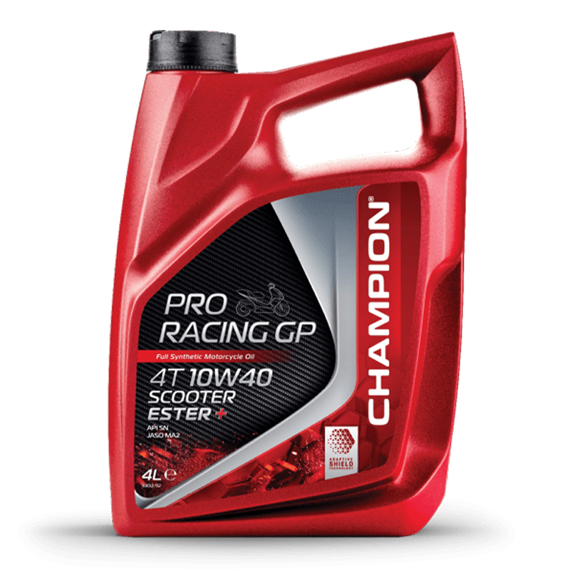CHAMPION® Proracing GP 4T 10W-40 SCOOTER ESTER + Olio motore completamente sintetico - 4 litri