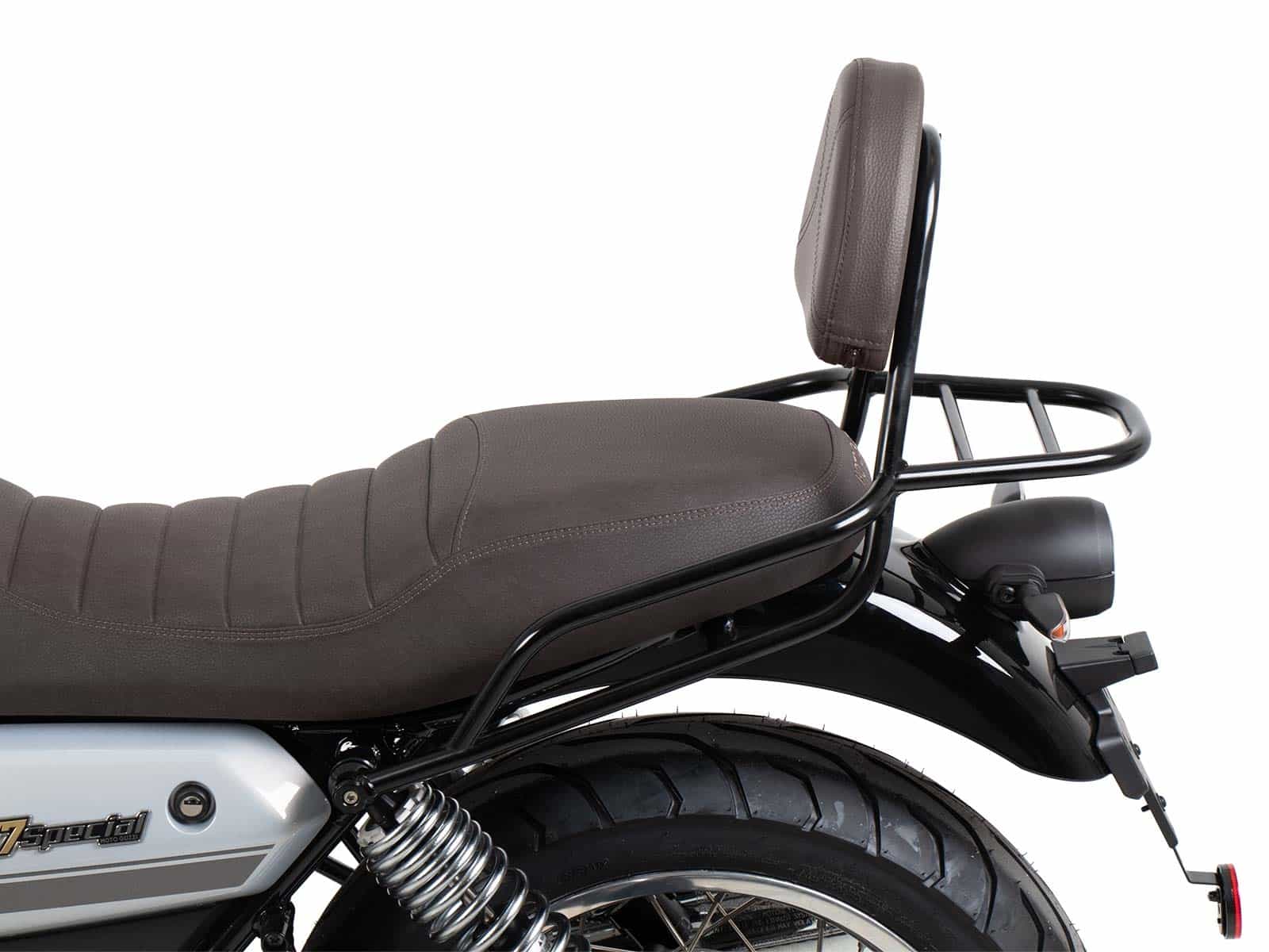 Sissybar con portapacchi per Moto Guzzi V7 Stone Special Edition (22-) Originale Hepco & Becker