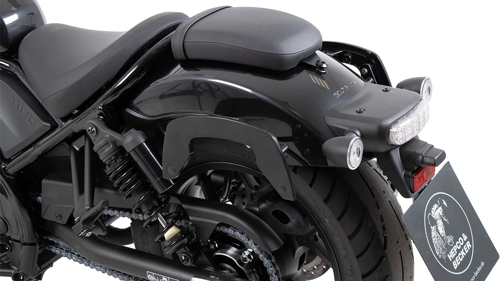 Portapacchi laterale C-Bow nero per Honda CMX 1100 Rebel /DCT (21-24) Hepco & Becker