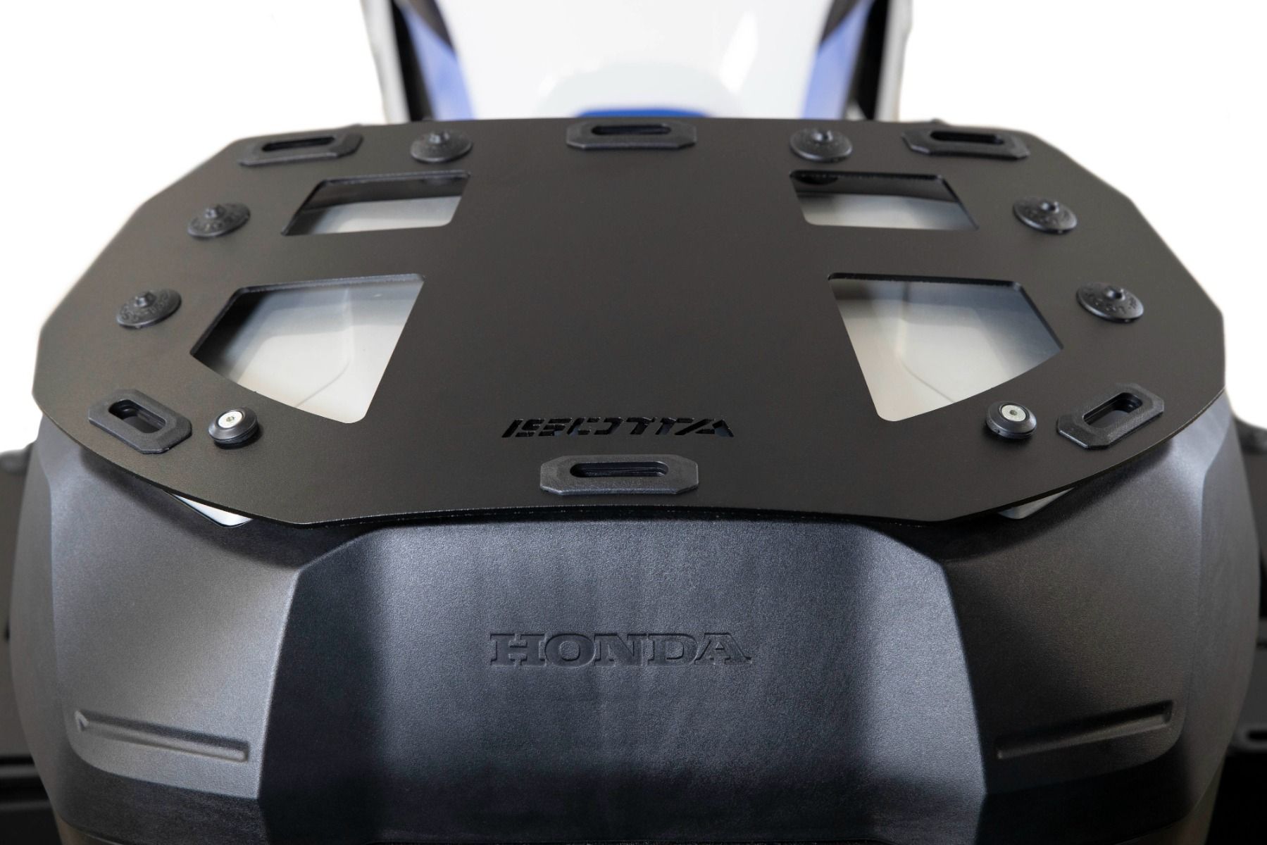 Portapacchi per bauletto Honda XL 750 Transalp /NT 1100 /ADV 750 /NC 750 X, alluminio, nero