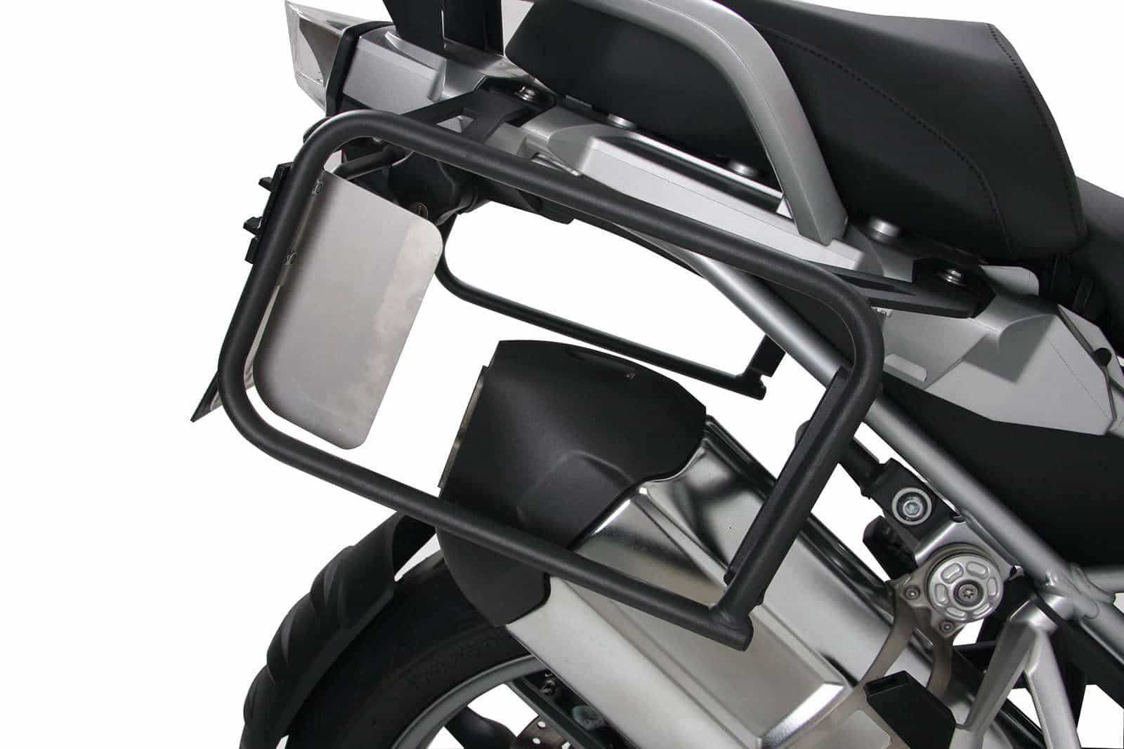 Piastra di protezione termica in acciaio inox quando si utilizzano le valigie in plastica per BMW R 1200 GS Adventure (14-18)