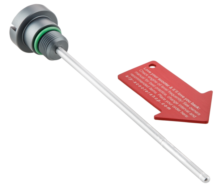 Vite riempimento olio olio motore per Vespa Primavera/​Sprint 125-150ccm i.e. 3V 4T AC, grigio