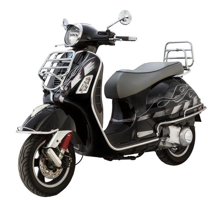 Coperchio laterale posteriore per Vespa GTS /GTS Super /GTV, 125-300ccm, cromo