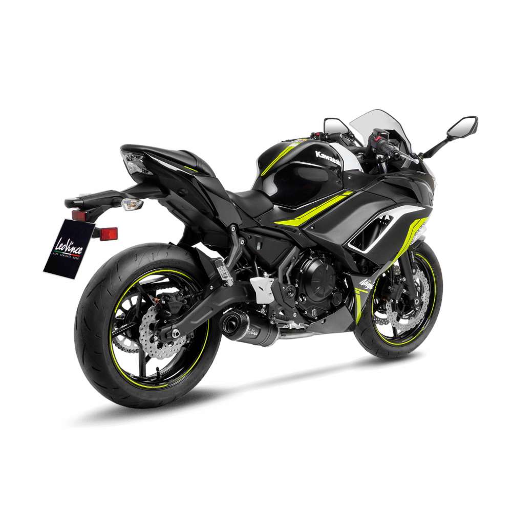 LeoVince sistema completo LV One Evo per Kawasaki Ninja /Versys /Z 650 , nero, omologazione E