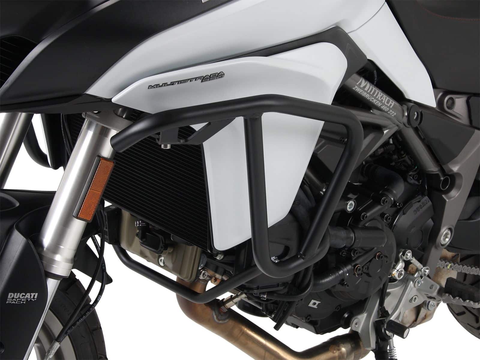 Barra di protezione serbatoio nera per Ducati Multistrada 950 /S (17-21) Hepco & Becker