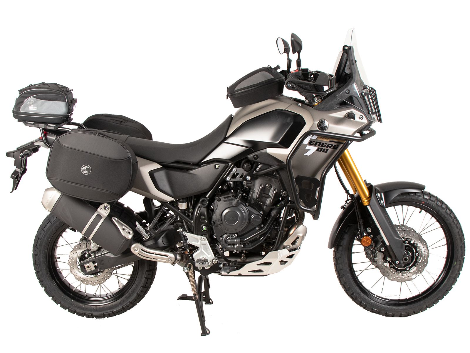 C-Bow portapacchi laterale nero per Yamaha Ténéré 700 Rally (25-) Hepco & Becker