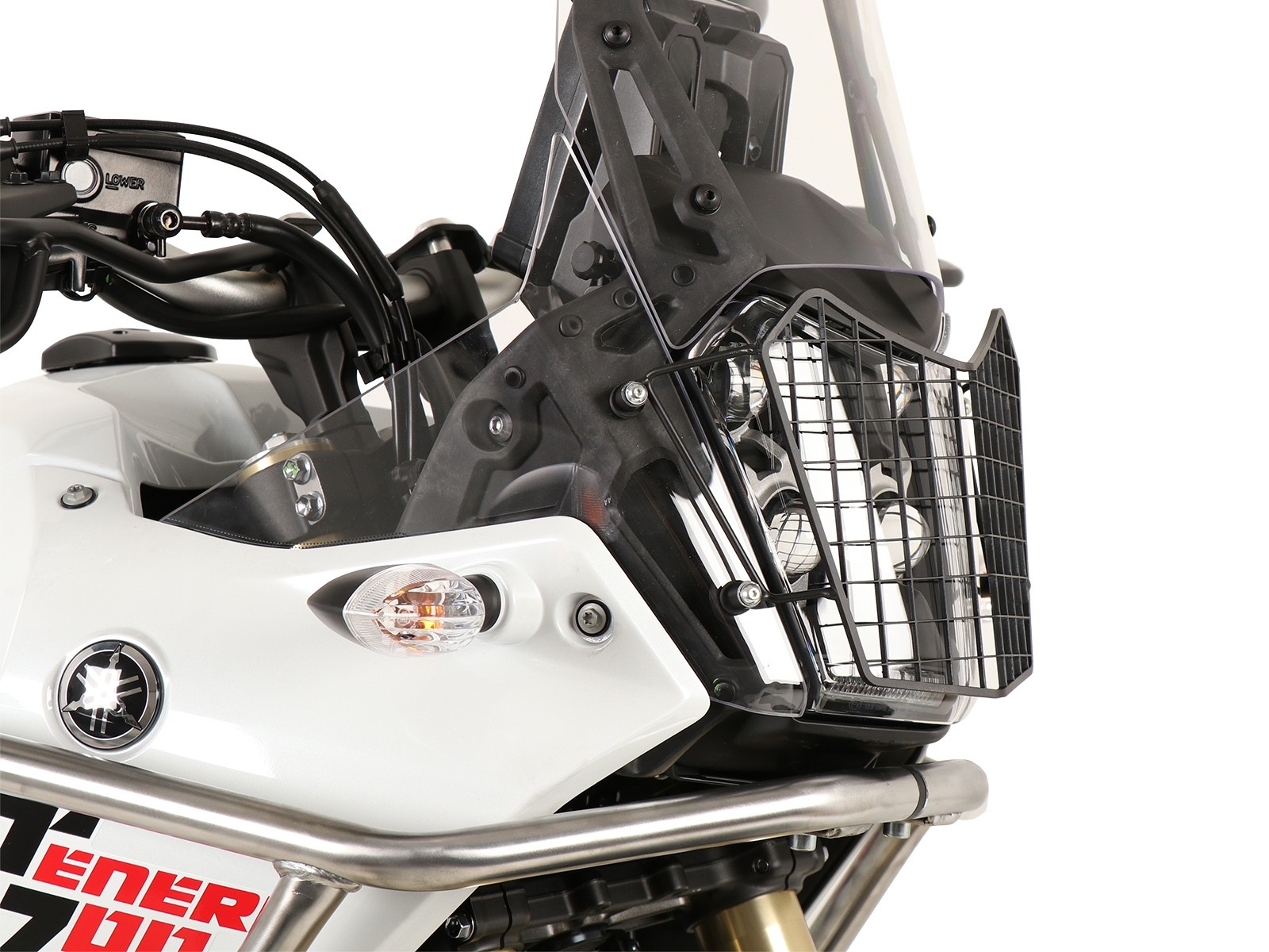 Protezione faro nero per Yamaha Ténéré 700 (2019-2024)