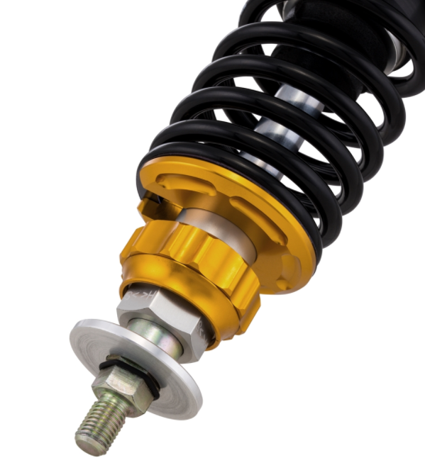 Ammortizzatore "Black Edition", anteriore per Vespa Primavera/Sprint 50 -150cc ('17-), argento/arancio/nero