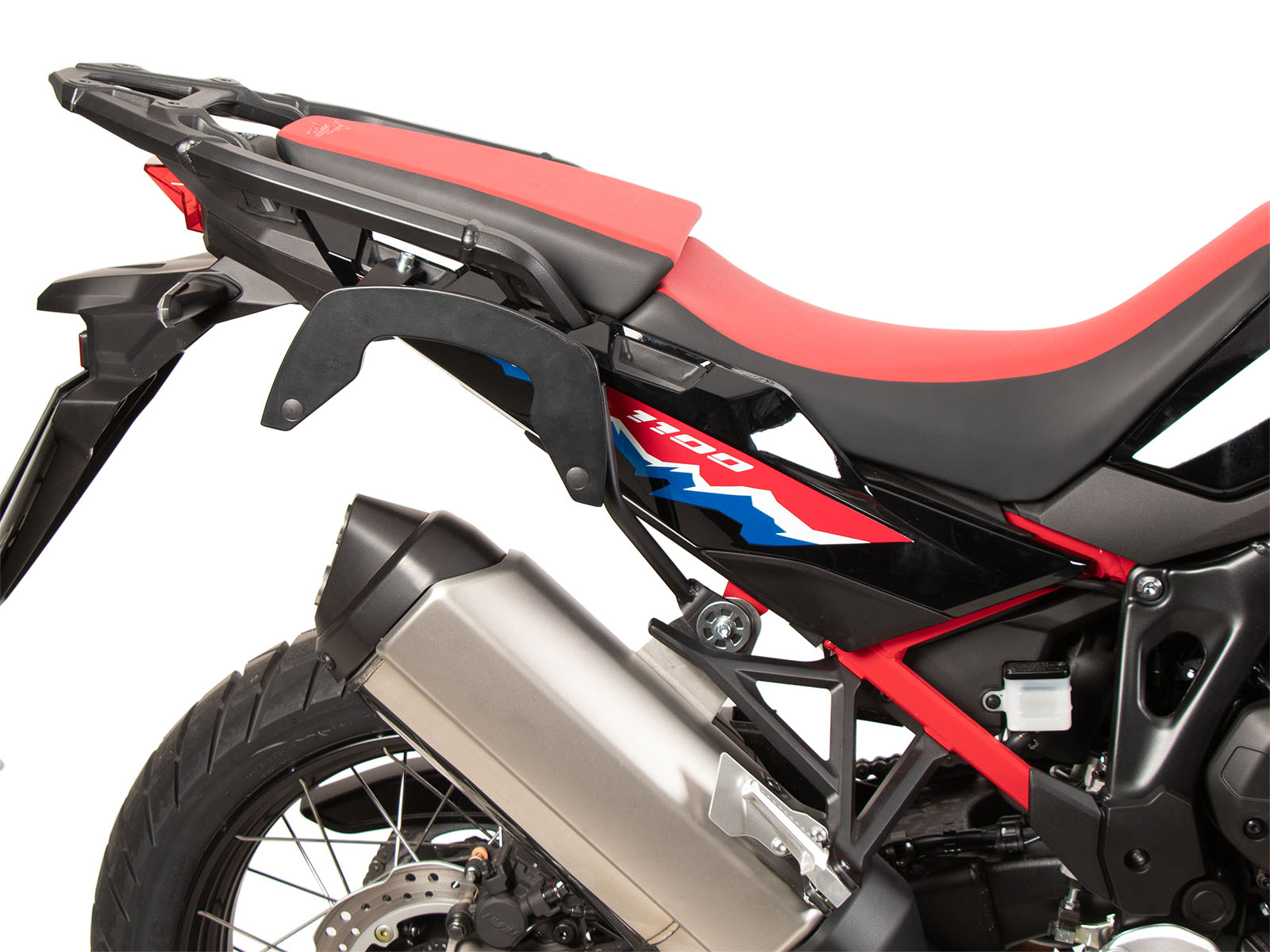 Portapacchi laterale C-Bow nero per Honda CRF 1100 L Africa Twin (24-) Hepco & Becker
