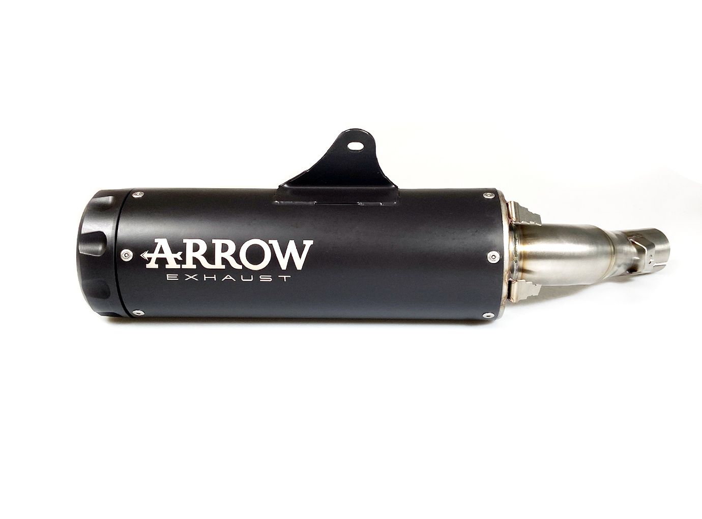 Scarico ARROW REBEL Sip-On in acciaio inox nero per Honda CMX500 Rebel anno modello 2017-2022