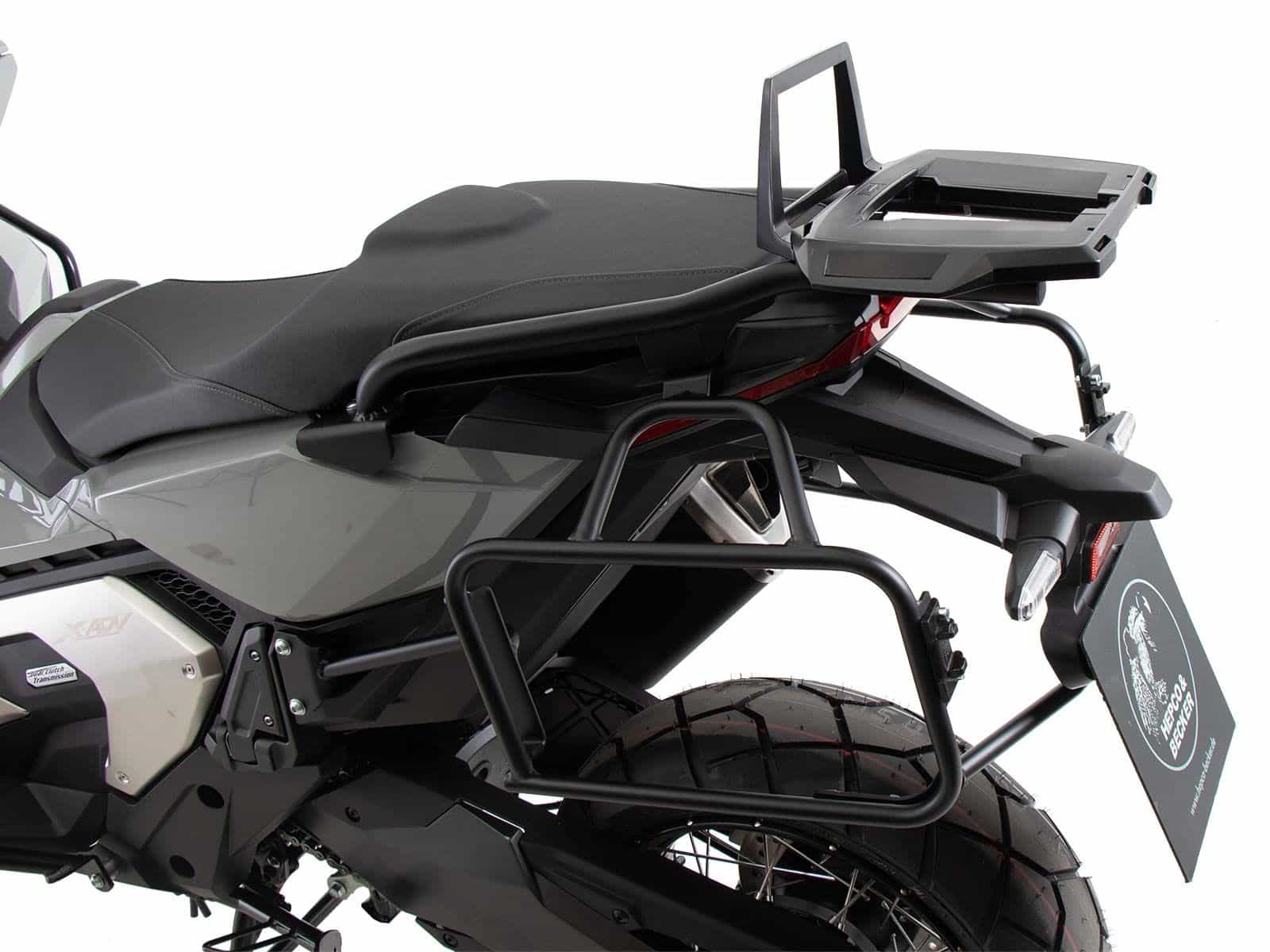 Portavaligie Alurack nero per Honda X-ADV 750 (21-24) Hepco & Becker
