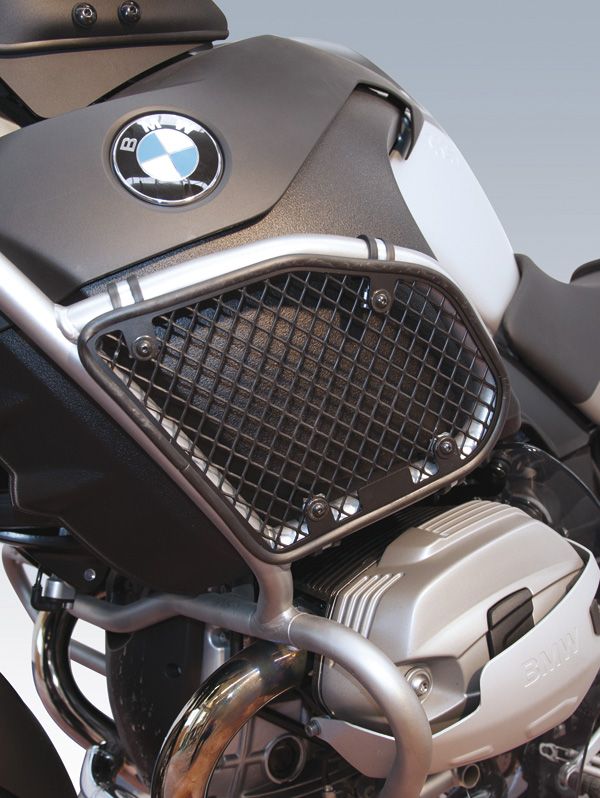 Protezione serbatoio per BMW R 1200 GS Adventure, acciaio, nero