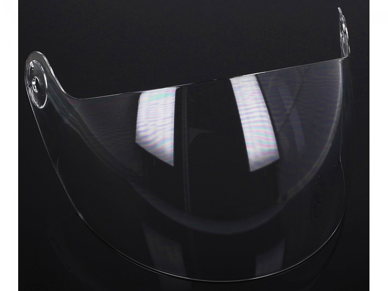 Visiera Helmo Milano per casco Turbine, trasparente, antigraffio, lunga
