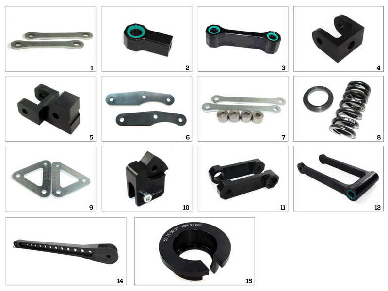 Kit di sollevamento Tecnium tipo 1 - Suzuki
