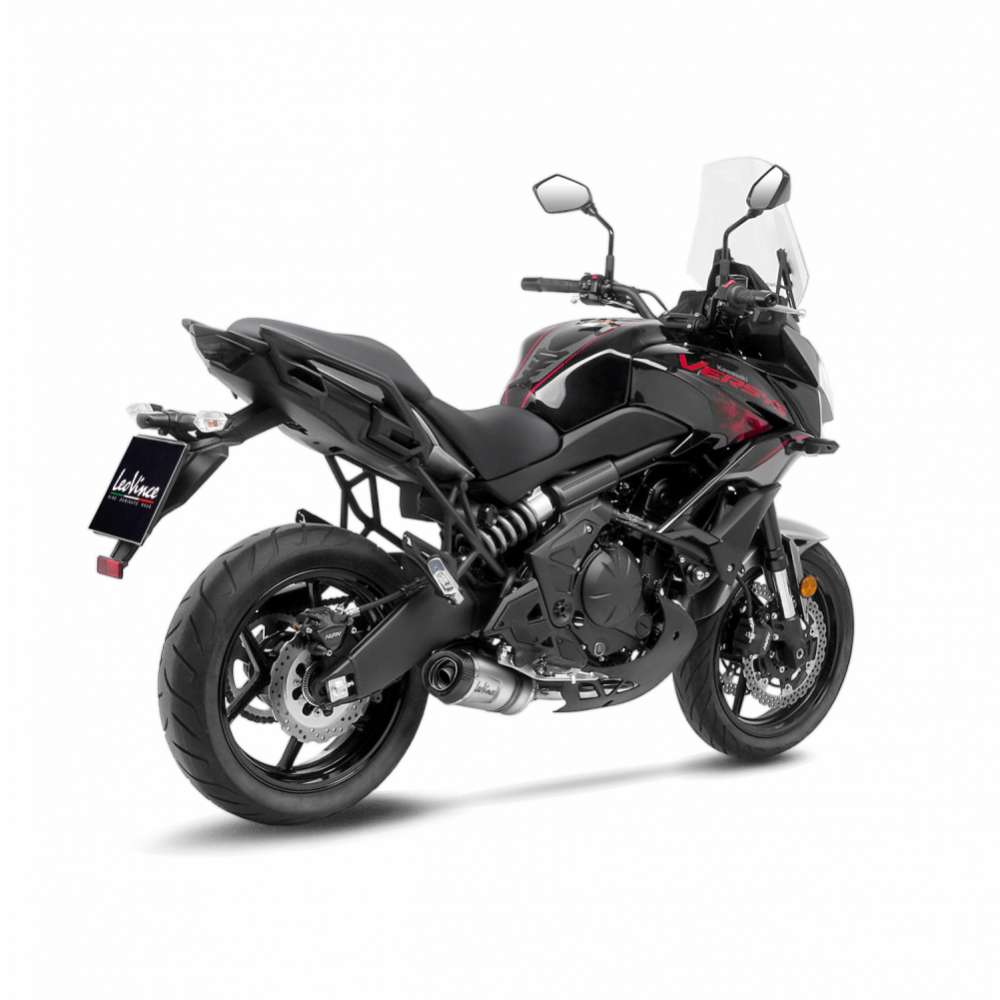 LeoVince sistema completo LV One Evo per Kawasaki Ninja /Versys /Z 650, argento, omologazione E