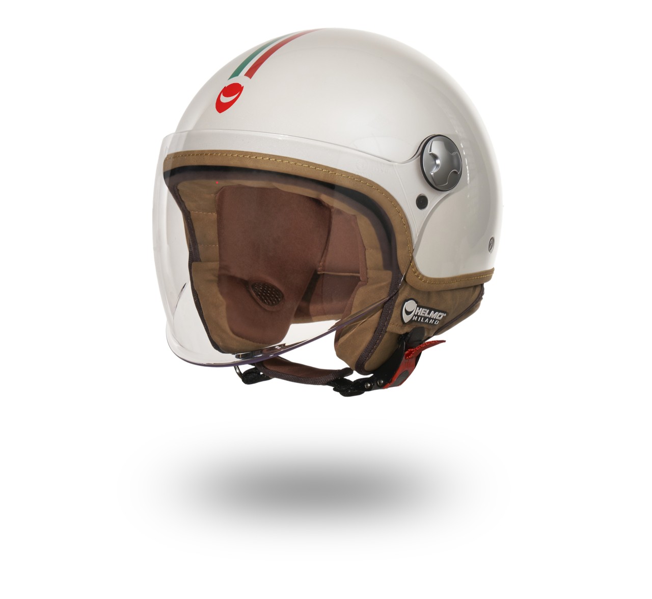 Helmo Milano Demi Jet Veloce bianco lucido