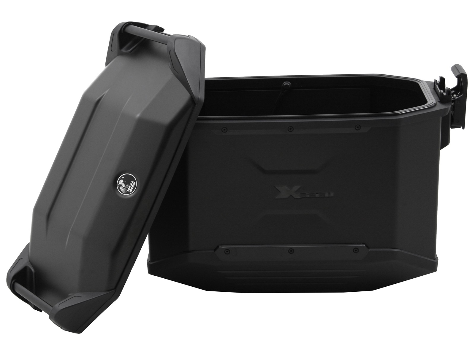 Xceed valigia laterale 38 litri Jet Black nero Hepco & Becker