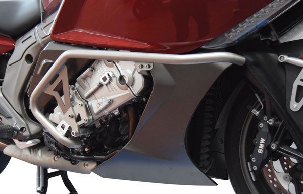 Protezione superiore del motore per BMW K 1600 GT /GTL (10-16), grigio, destra