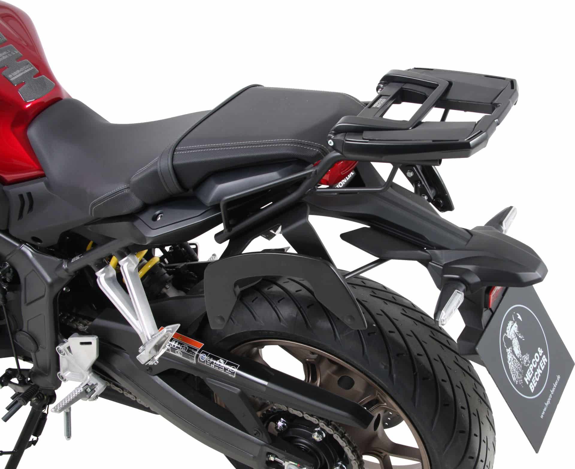 Portavaligie Easyrack nero per Honda CBR 650 R (19-20) Hepco & Becker