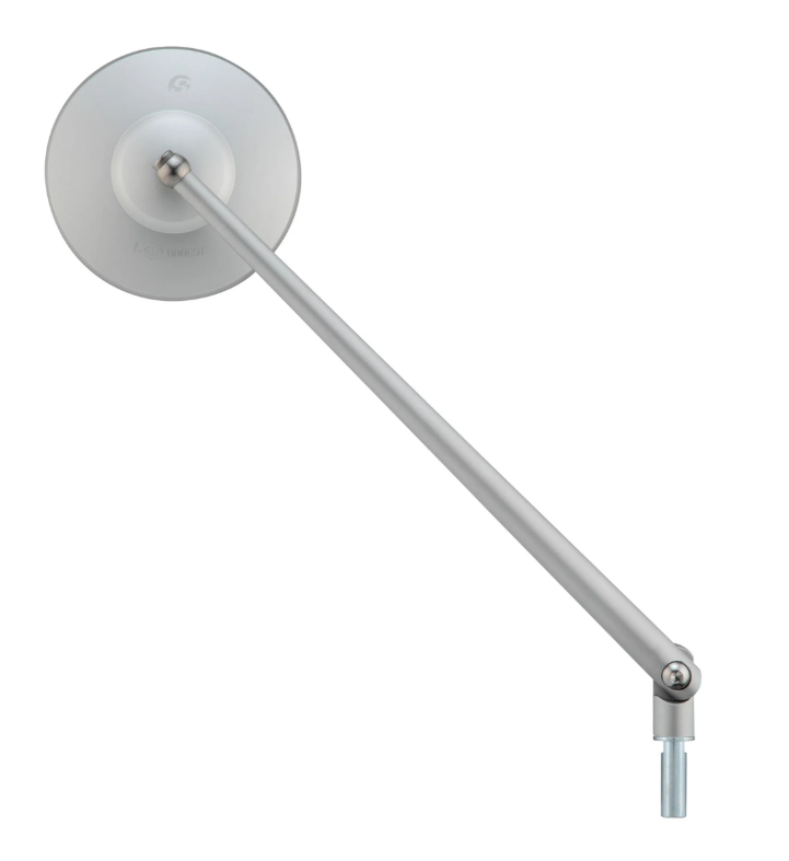 Specchio standard per Vespa, filettatura destra, argento opaco