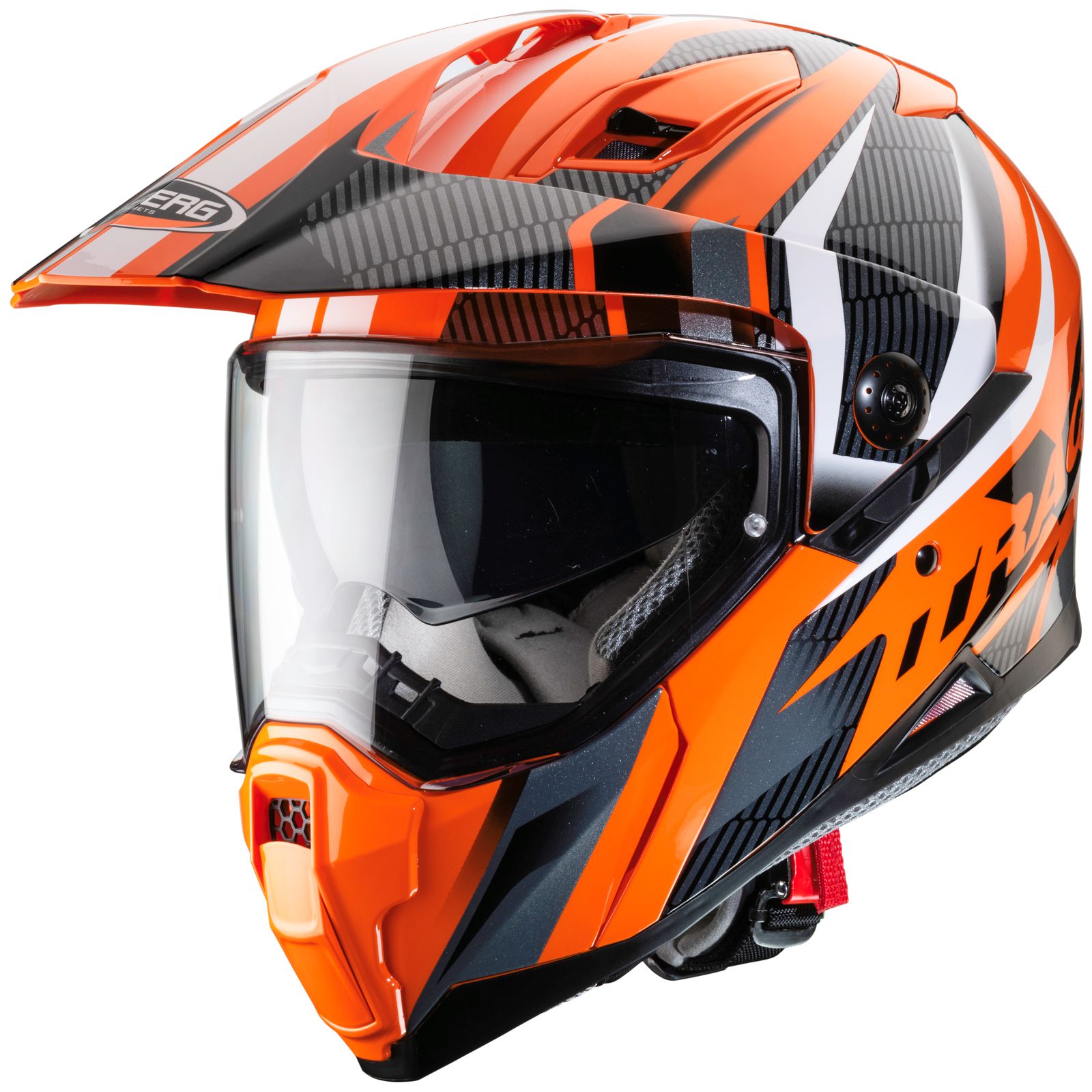 Caberg Casco Xtrace Savana, arancione/nero
