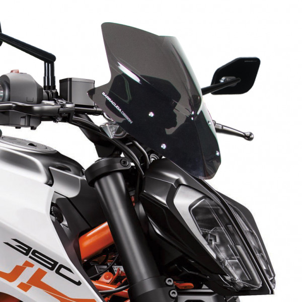 Parabrezza Aerosport per KTM 125 Duke / 390 Duke (17-21) - Barracuda