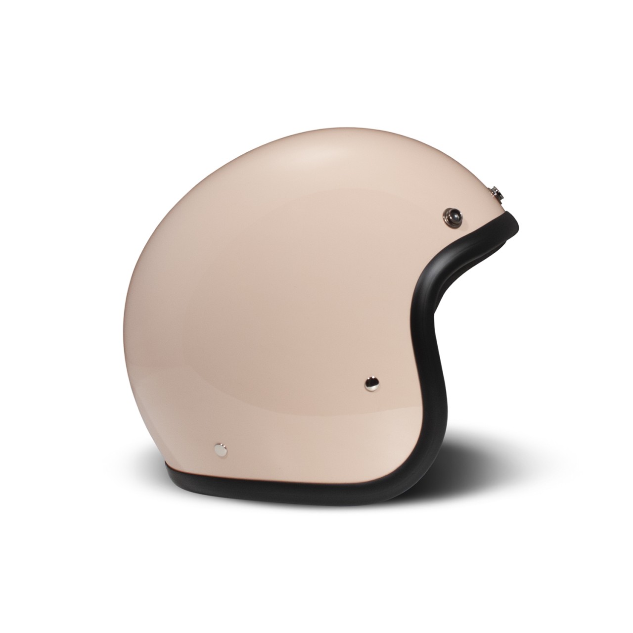 Casco jet DMD Retro, beige, lucido, Cipria, vetroresina, ECE 22.06