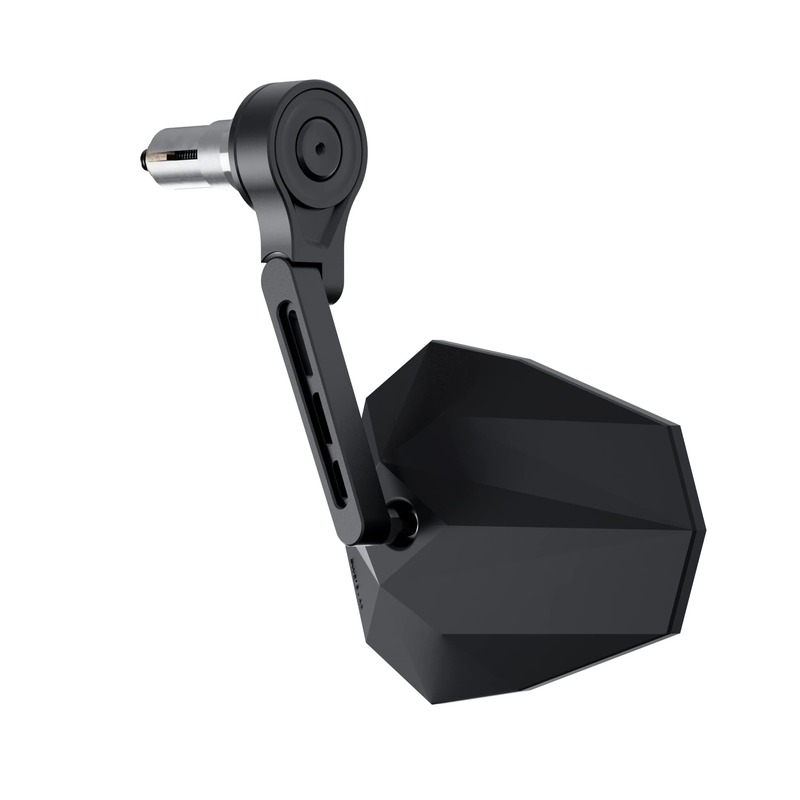 HIGHSIDER pro specchietto per manubrio Stealth-X5 EVO corto nero (1 pz.)