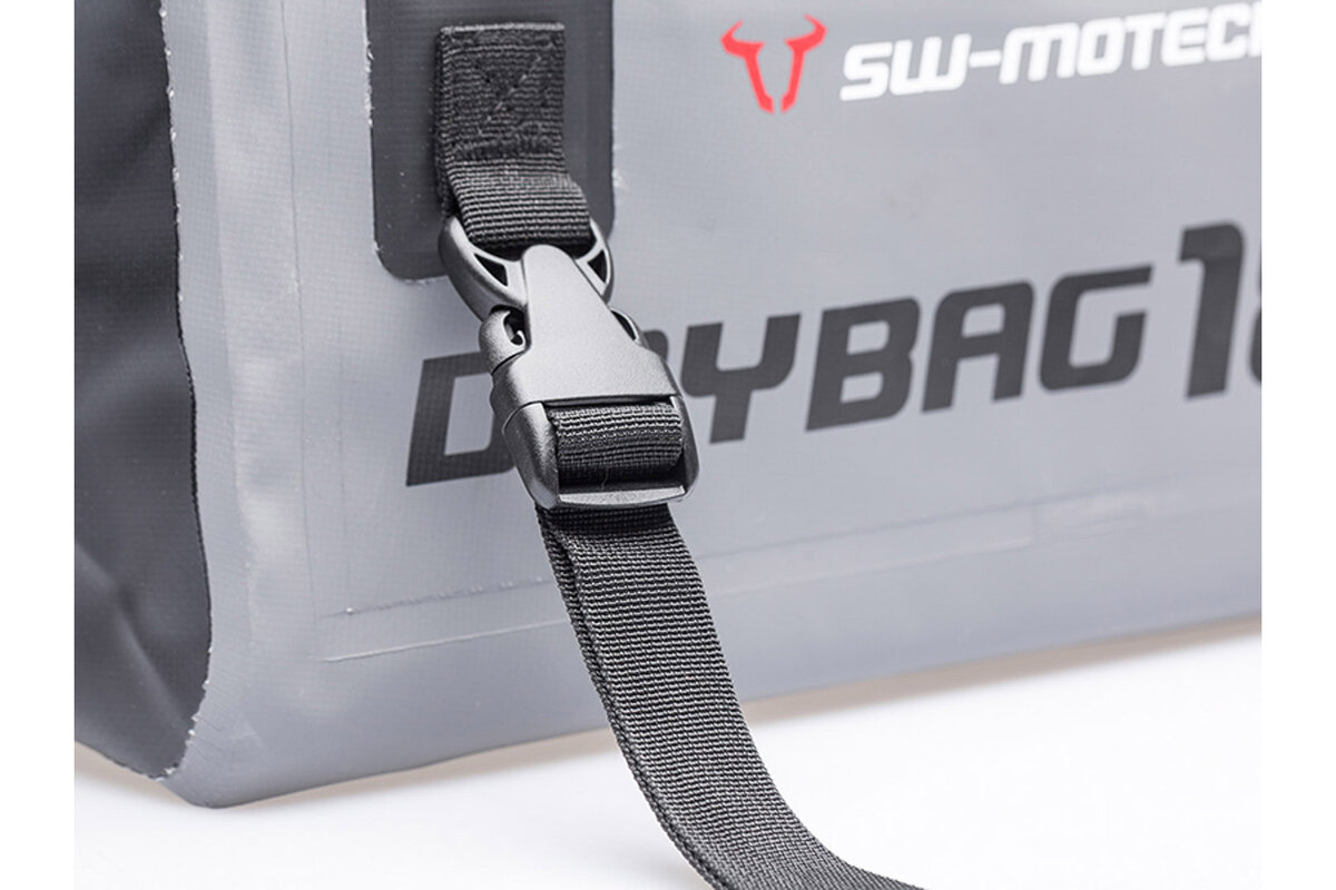 Borsa posteriore Drybag 180 per Aprilia ETV 1200 Caponord, grigio / nero - SW Motech