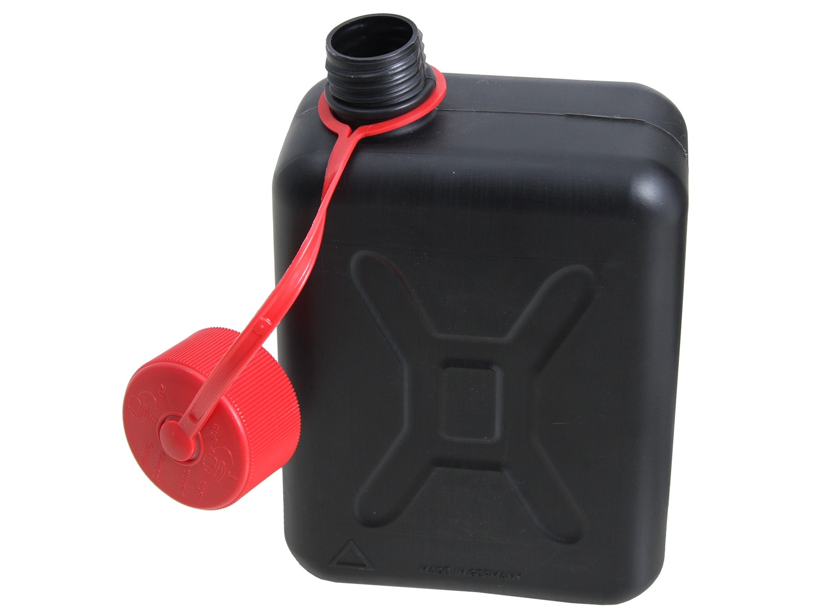 Tanica di ricambio da 2 litri incl. supporto universale e materiale di montaggio Hepco & Becker