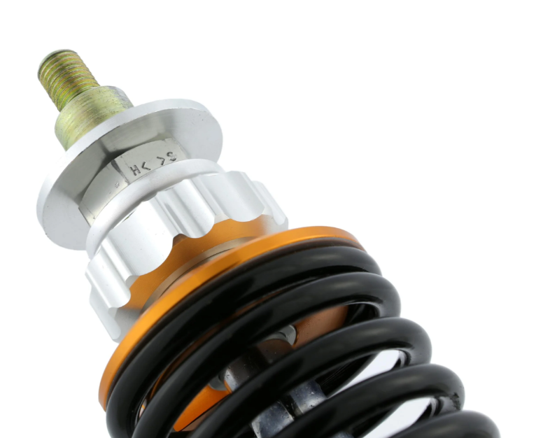 Ammortizzatore anteriore ZELIONI per Vespa ET2/ET4/LX/LXV/S 50-150ccm, argento/arancio/nero