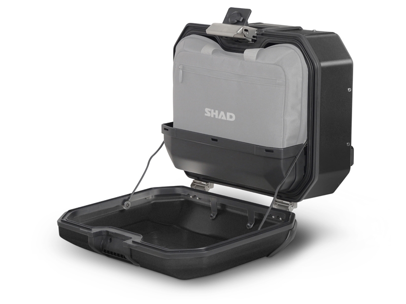 Valigia laterale Shad Terra TR36, sinistra, alluminio nero, 36 l