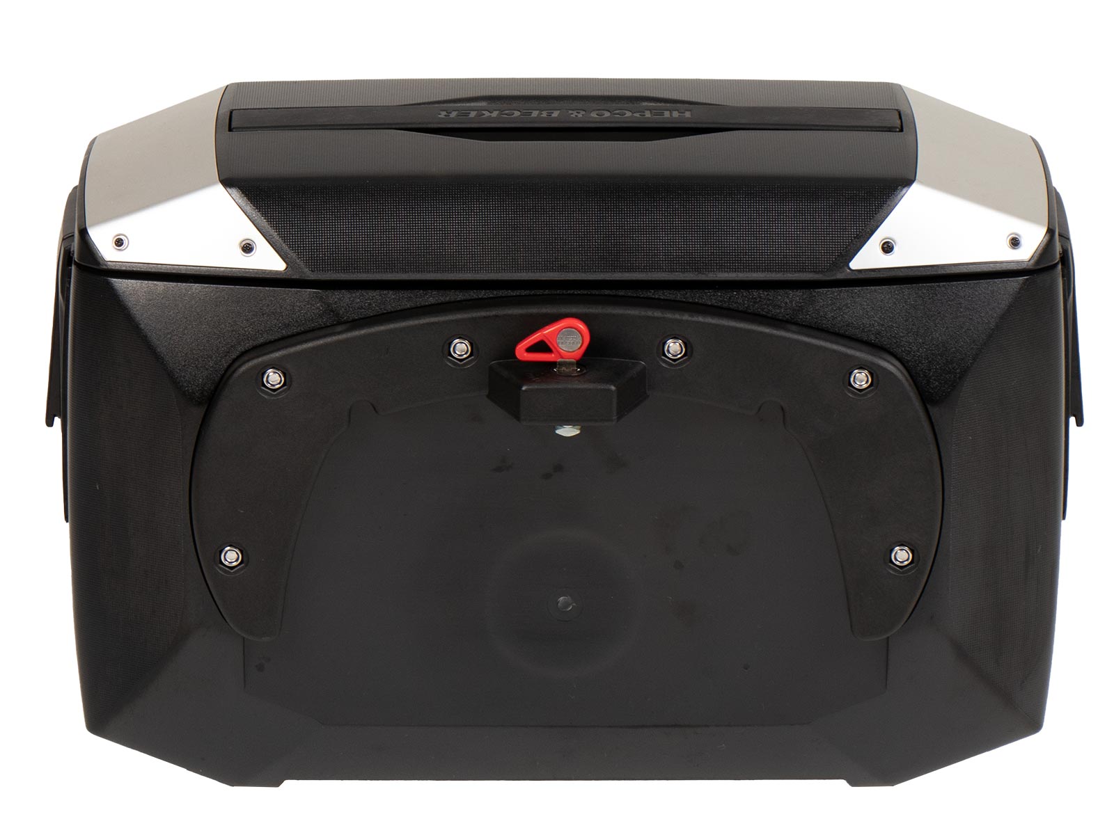 Set di valigie laterali Xcore in argento per portacasse C-Bow originali Hepco e Becker