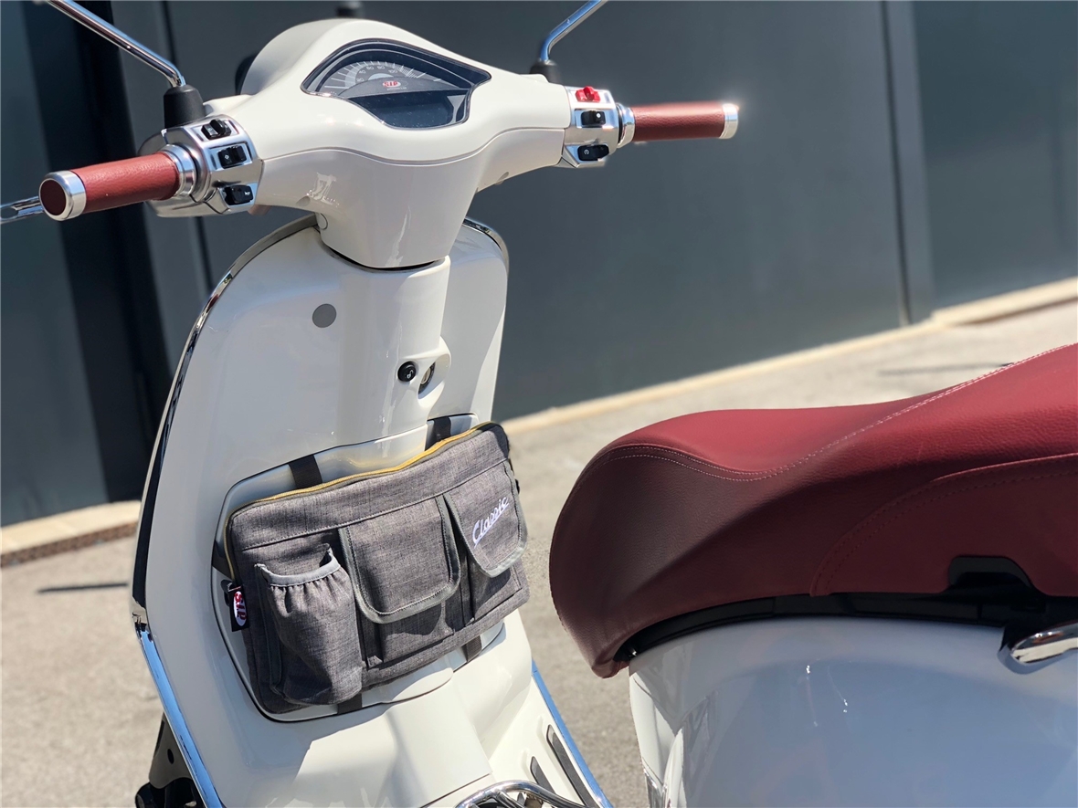 Borsa "Classic" per bagagliaio/portaoggetti Vespa - grigia, nylon