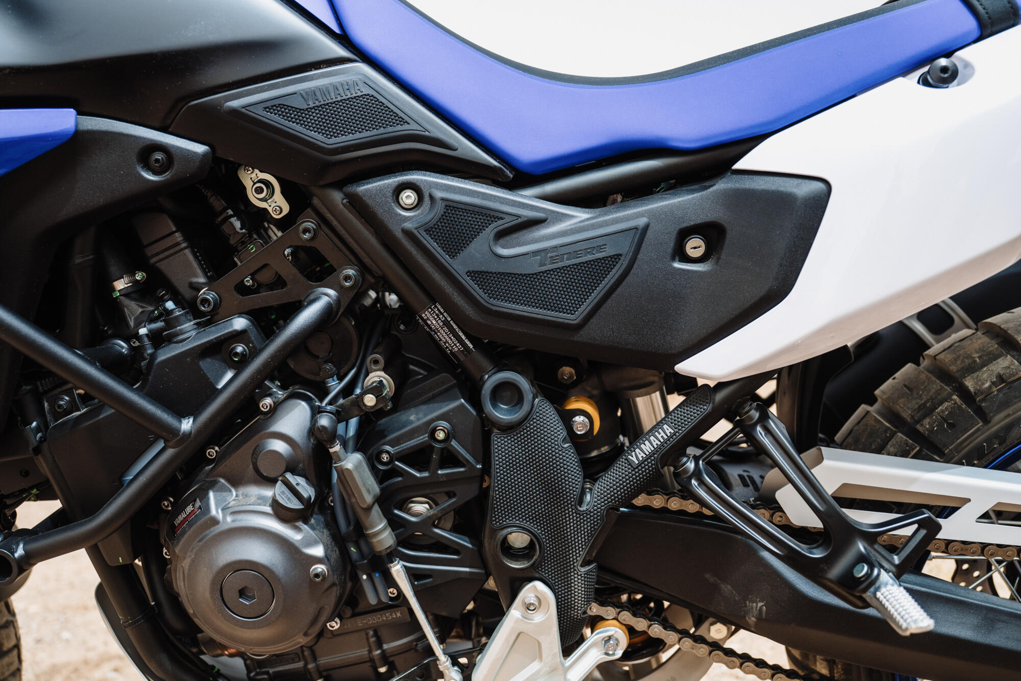 Cuscinetti antiscivolo laterali per Yamaha Ténéré 700 / Rally (25-)  Originali