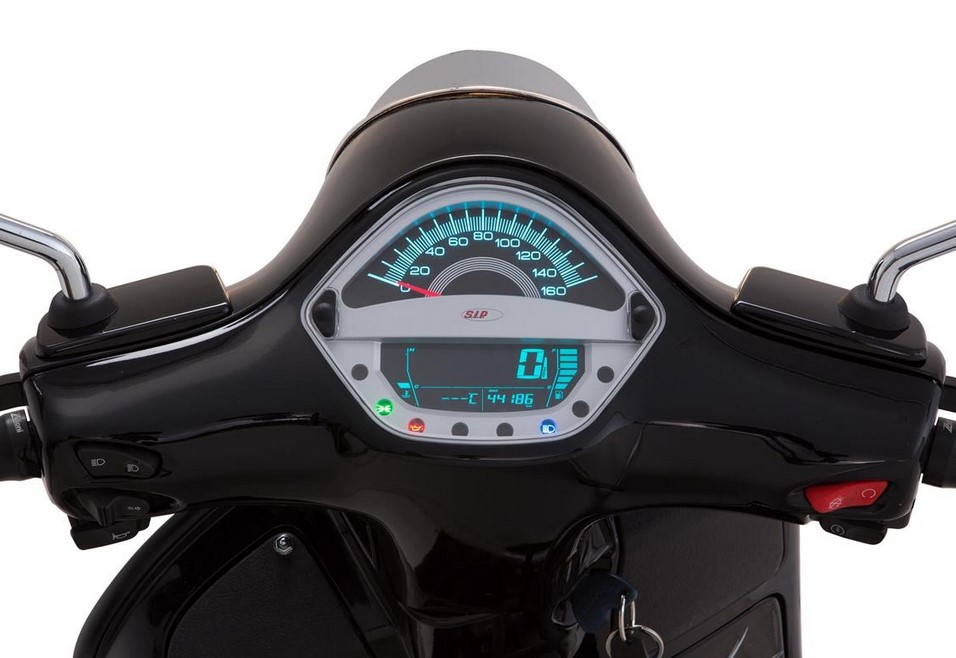 Contagiri / tachimetro per Vespa GTS 250cc (-'13), argento