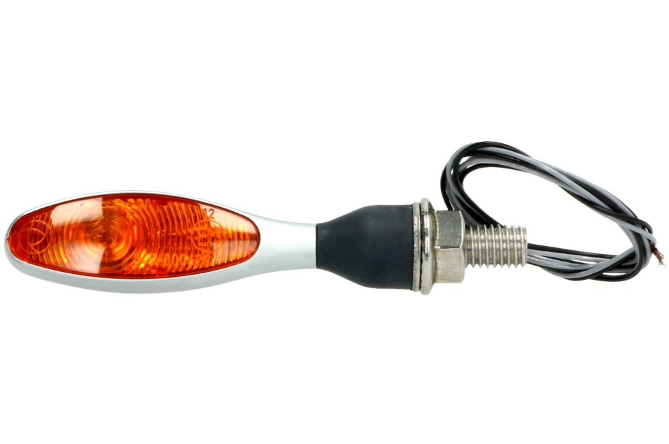 Indicatore Kellermann, Micro 1000 alogeno, acciaio, alogeno, HR/HL, 12 V, 6 W, cromo opaco, M8x20
